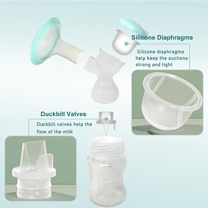 2pcs Duckbill Valves and 2pcs Silicone Diaphragm Compatible - Image 3
