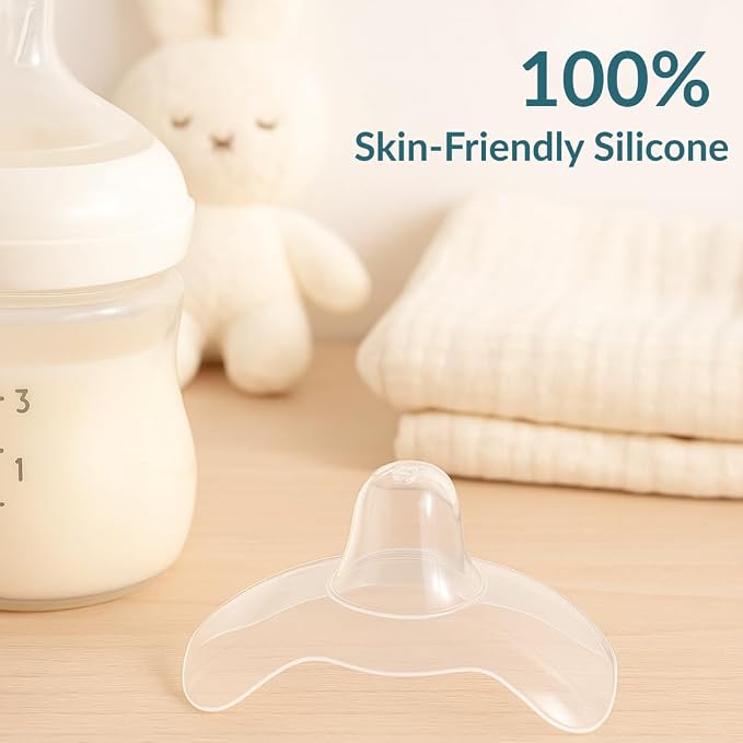 Snugell Wing-Shaped Nipple Shields Large| Ultra-Thin Silicone Shields - Image 8