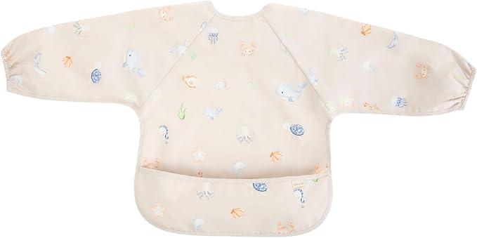 Ali+Oli Smock Bibs for Babies, BPA-Free Oeko-Tex Certified, Waterproof Baby - Image 3