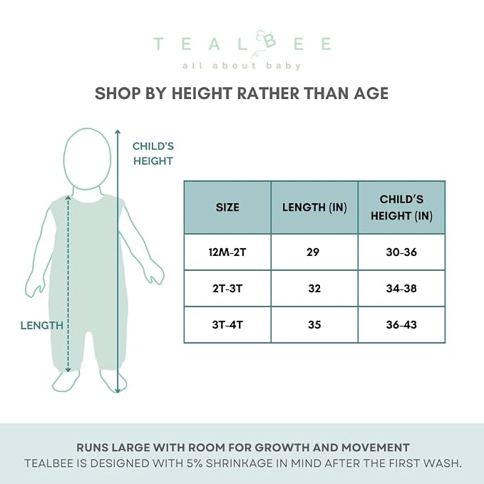 Tealbee Dreamsuit Toddler Sleep Sack - Image 7
