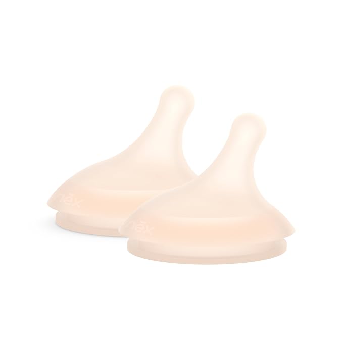 Suavinex Zero.Zero Dense Flow Asymmetrical Silicone Nipple, 2 Pack by Suavinex
