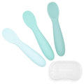 WeeSprout Baby Spoons for Self Feeding 6 Months +, Soft & Durable Silicone by WeeSprout