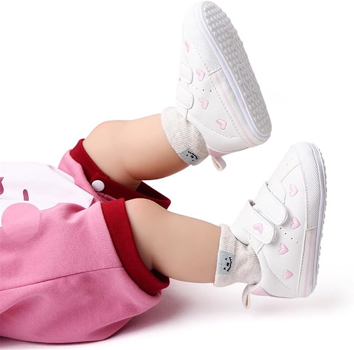 LONSOEN Baby Girls Boys Loafers Prewalker Dress Crib Shoes - Image 6