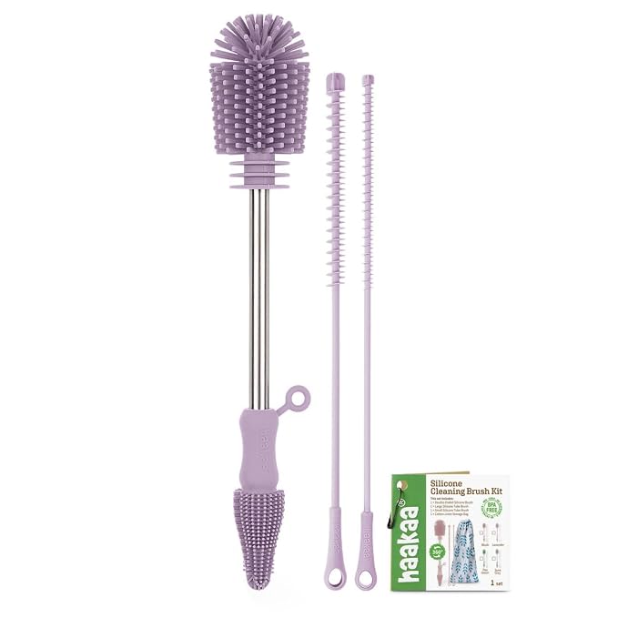 haakaa Silicone Cleaning Brush Kit by haakaa