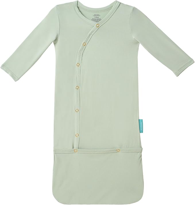 PurComfy Supersoft Baby Sleeper Gowns, Premium Bamboo Viscose Infant Nightgown by PurComfy