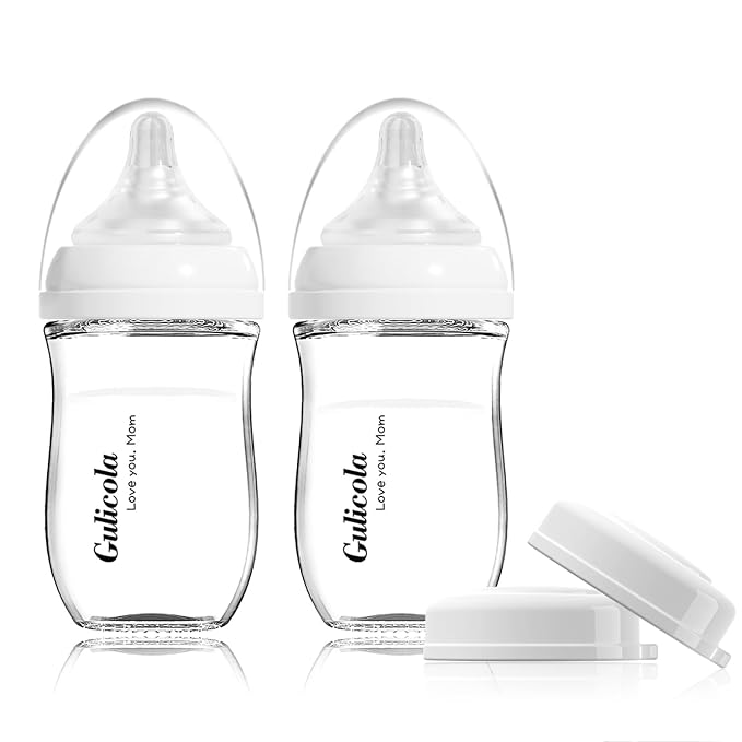 Gulicola Natural Glass Baby Bottle by GulicolaBaby