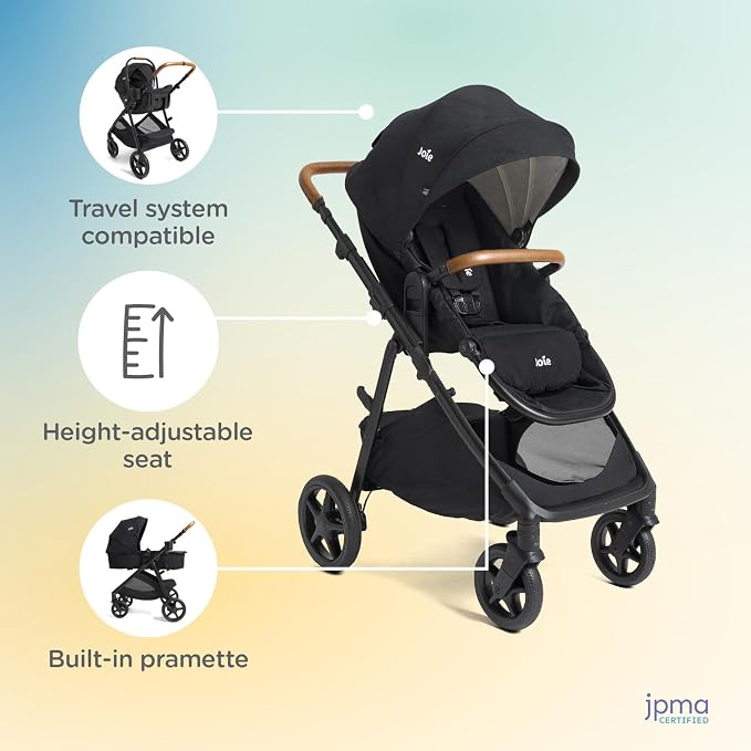 Joie Ginger 4-in-1 Convertible Pramette and Stroller - Image 5