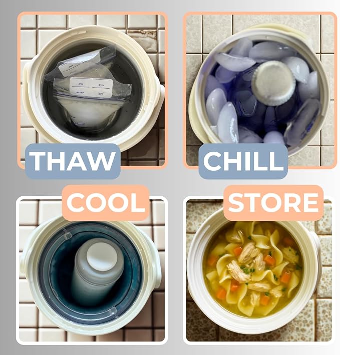 Portable Cooler, Breastmilk Chiller, Large Real-Time Temperature Display - Image 3