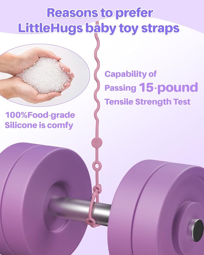 3pcs Adjustable Toy Strap Holder - Image 3