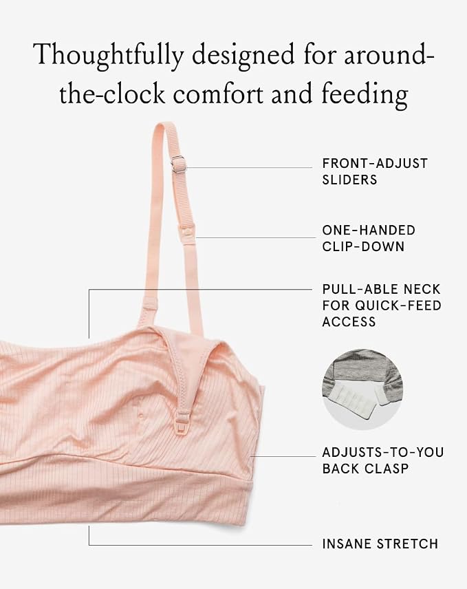 Bodily Everything Bra for Pregnancy, Nursing & Breastfeeding, Maternity & Sleep - Image 3
