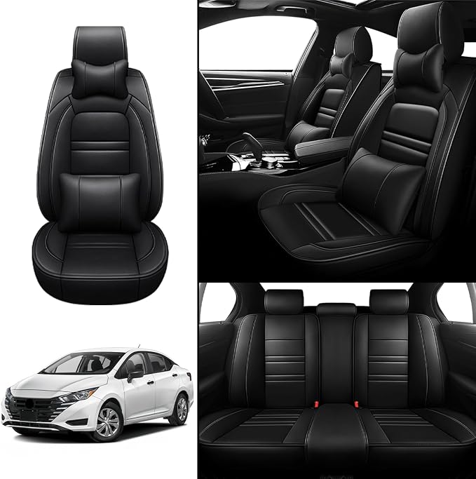 Car Seat Covers for Nissan Car Versa 2007-2025 | 5-Seats Seat Covers, - Image 2