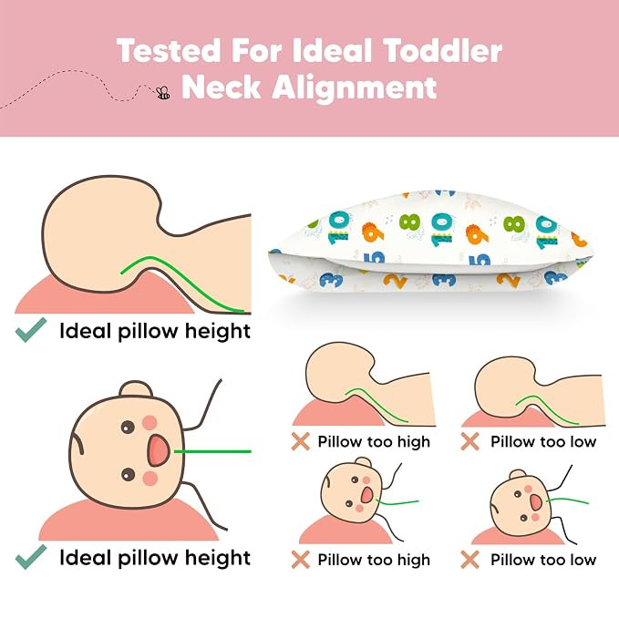 Toddler Pillow with Pillowcase - Image 6