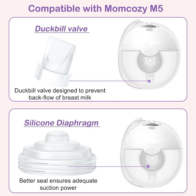 6Pcs Duckbill Valves and 2Pcs Diaphragm Compatible - Image 2