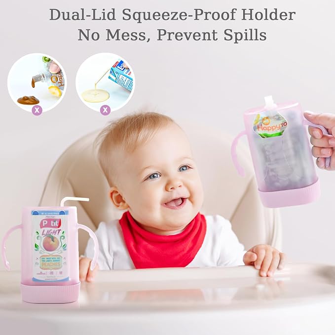 MOMUSE Dual-Lid Squeeze Pouch Holder - Image 2