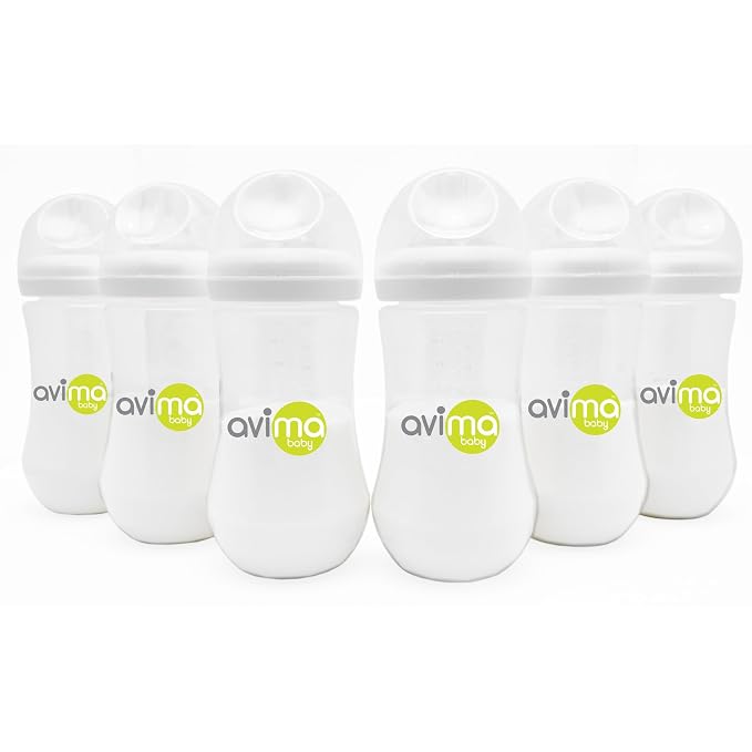 Avima Baby 12 oz Anti Colic Baby Bottles by AvimaBaby