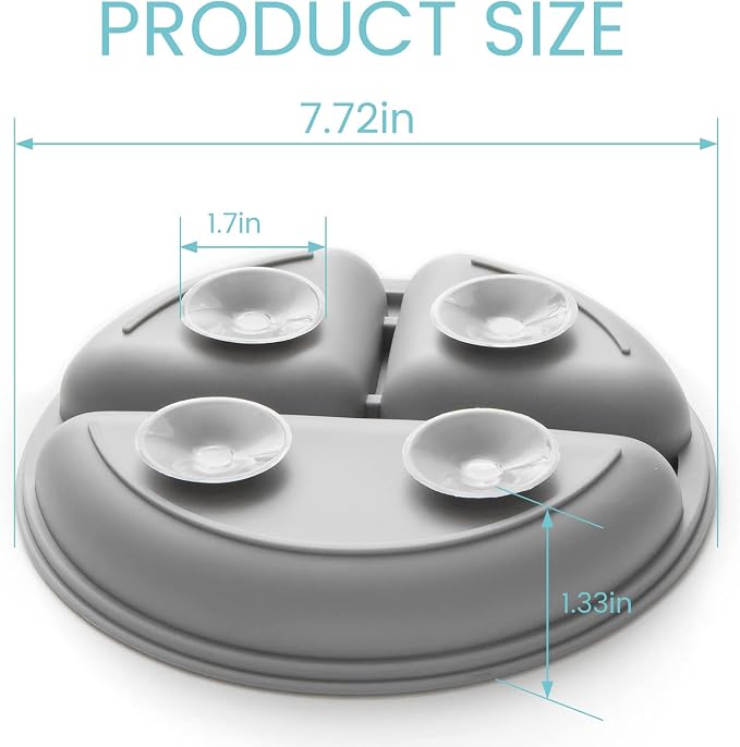 Silikong Suction Plate for Toddlers | BPA Free, 100% Food-Grade Silicone | - Image 3