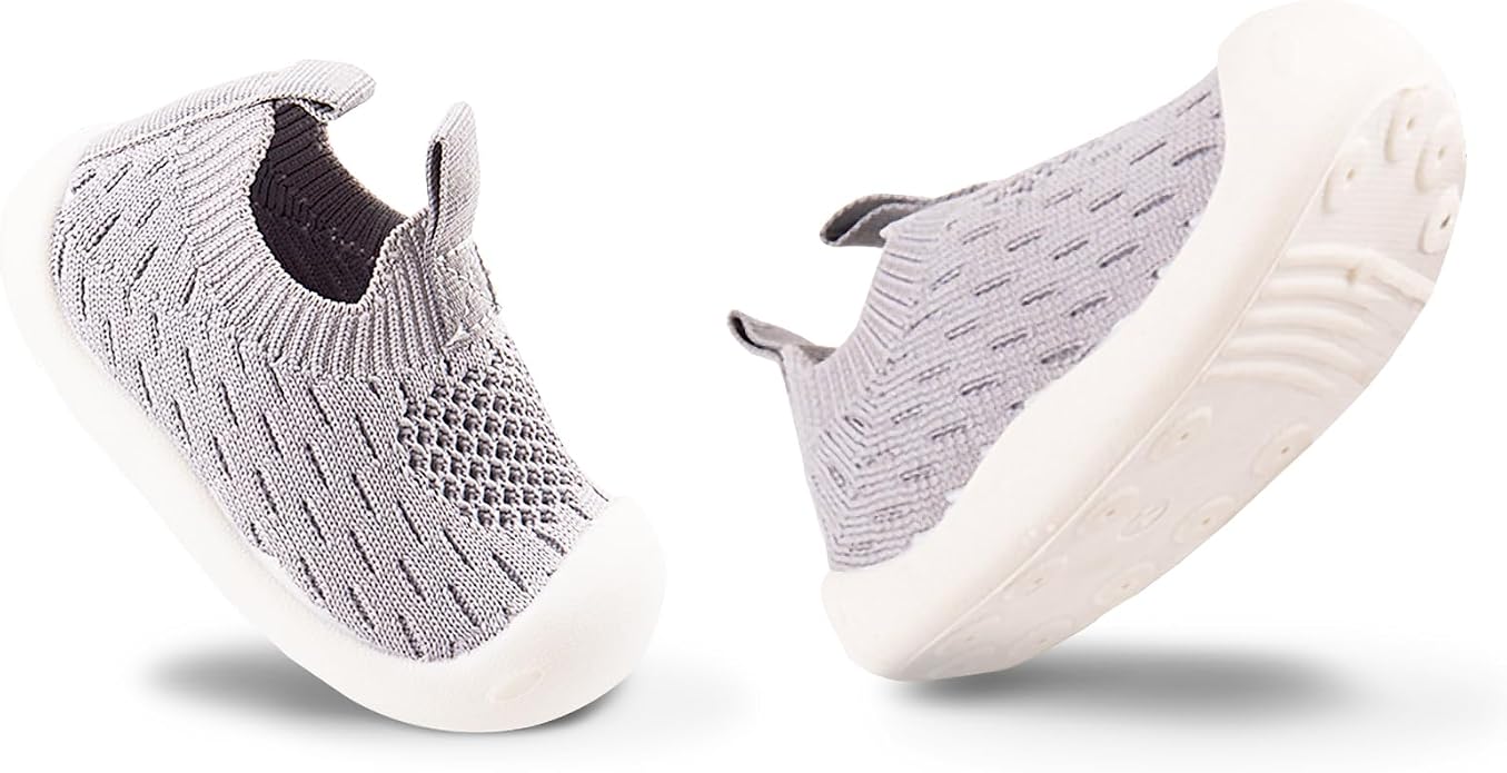 Baby Walking Shoes Toddler Girl Boy Soft Sole Breathable Cotton Canvas Shoes by Charrost