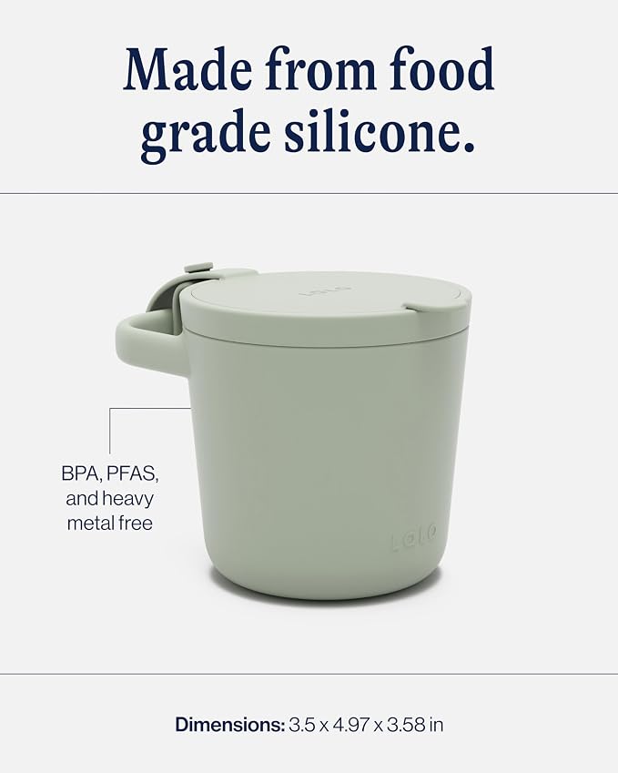 Lalo Snack Cup - Mess-Free Silicone Snack Cups - Image 4
