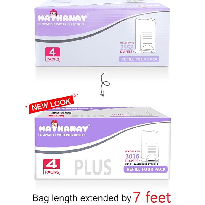 Diaper Pail Refills Increased 30% length Compatible - Image 6
