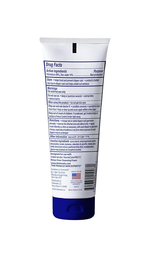 Welmedix HomeCare PRO Rapid Relief Adult Diaper Rash Cream – Extra Thick - Image 4