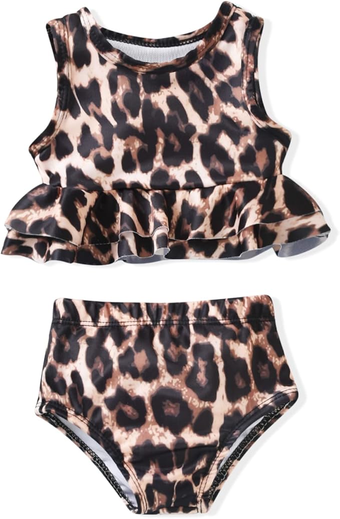 Aalizzwell Toddler Baby Girl Bathing Suit Two Piece Swimsuit Bikini Beach Wear by Aalizzwell