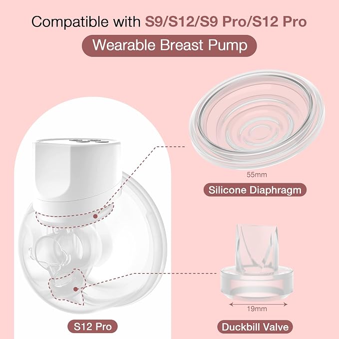 14Pack Breast Pump Parts Compatible - Image 3