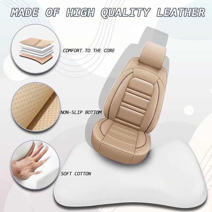 Seat Cover for VW Car tiguan 2009-2025 | Car Seat Covers Front Seats, - Image 3