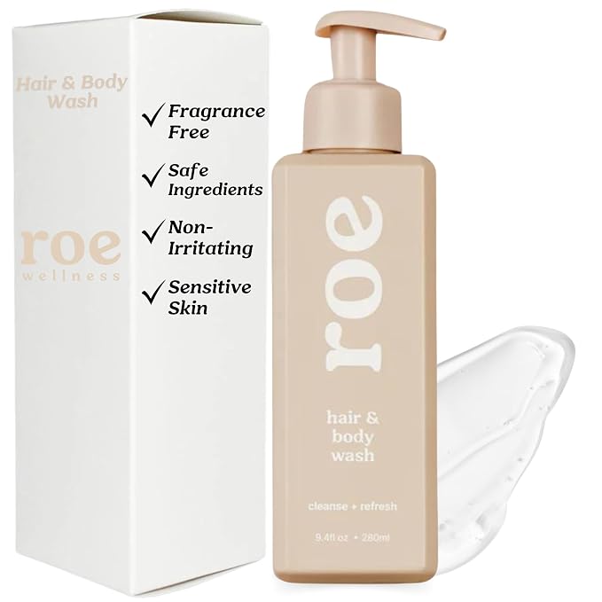 Roe Wellness- Toddler & Baby Body Wash & Shampoo Moisturizing Clean Ingredients by RoeWellness