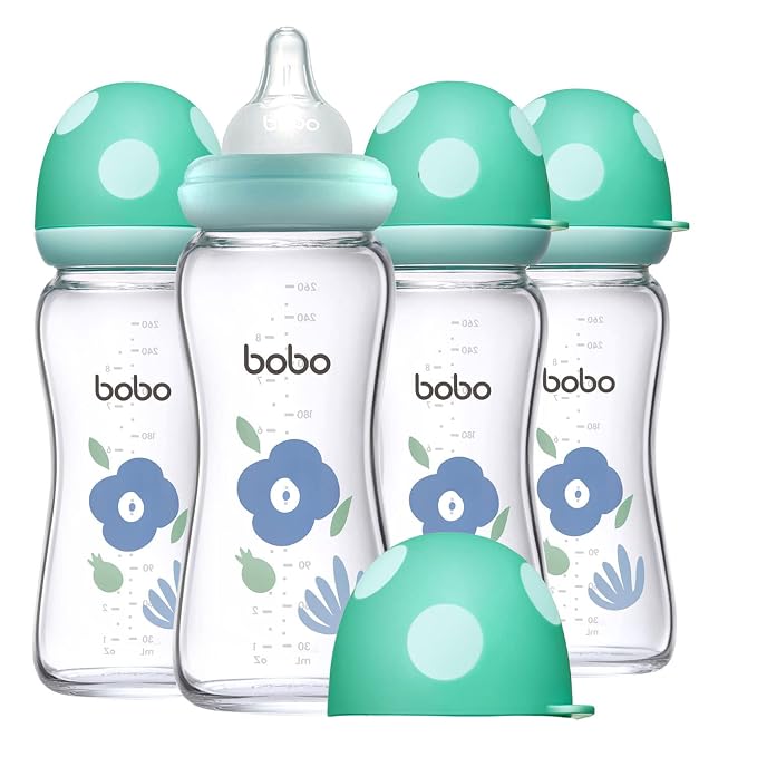 YOHKOH Natural Glass Baby Bottle by Home