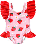Newborn Baby Girl Ruffle Swimsuit Infant Toddler One Piece Floral Bikini Beach by MAMAMI