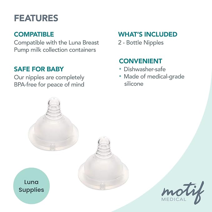 Motif Medical Replacement Slow Flow Nipples - Image 3
