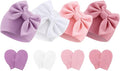 BQUBO Newborn Baby Hats Mittens Set Hospital Hat Beanie Infant Bow Hats Baby by DRESHOW