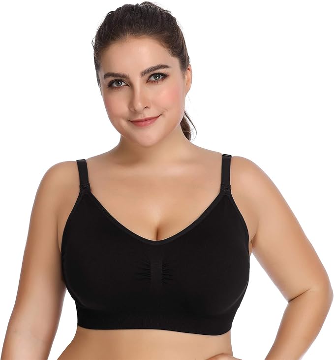 Lataly Womens Seamless Nursing Bra Sleeping Maternity Bralette - Image 4