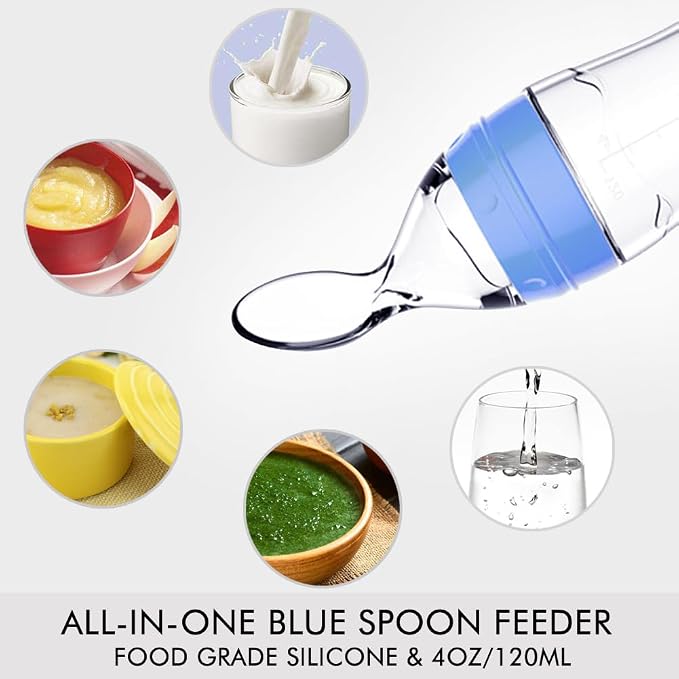 Matyz Silicone Baby Food Dispensing Spoon Squeeze Feeder - Image 4
