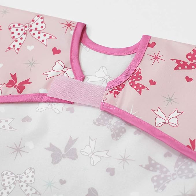 Long Sleeve Waterproof Bib for Toddlers – Feeding Smock for Baby Mealtime - Image 3