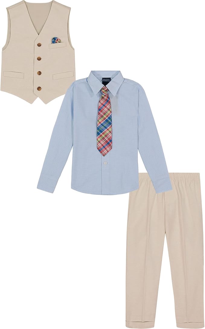 Nautica Boys' 4-Piece Formal Suit Set - Image 2