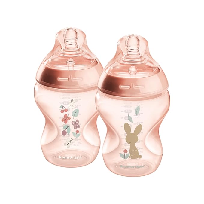 Tommee Tippee Natural Start Anti-Colic 9 oz BPA Free Baby Bottles, 0+ Months by TommeeTippee