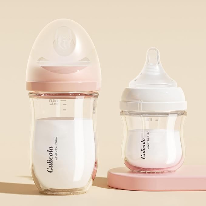 Gulicola Natural Flow Baby Bottle Silicone Nipple Level 2, Medium Flow - Image 6