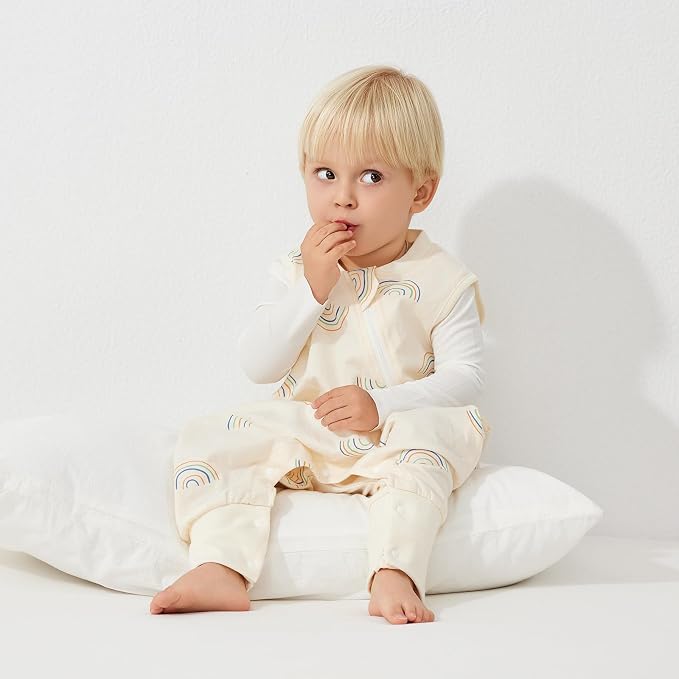 Duomiaomiao 2 Pack 0.5 TOG Toddler Sleep Sack 24-36 Months 100% Cotton - Image 3