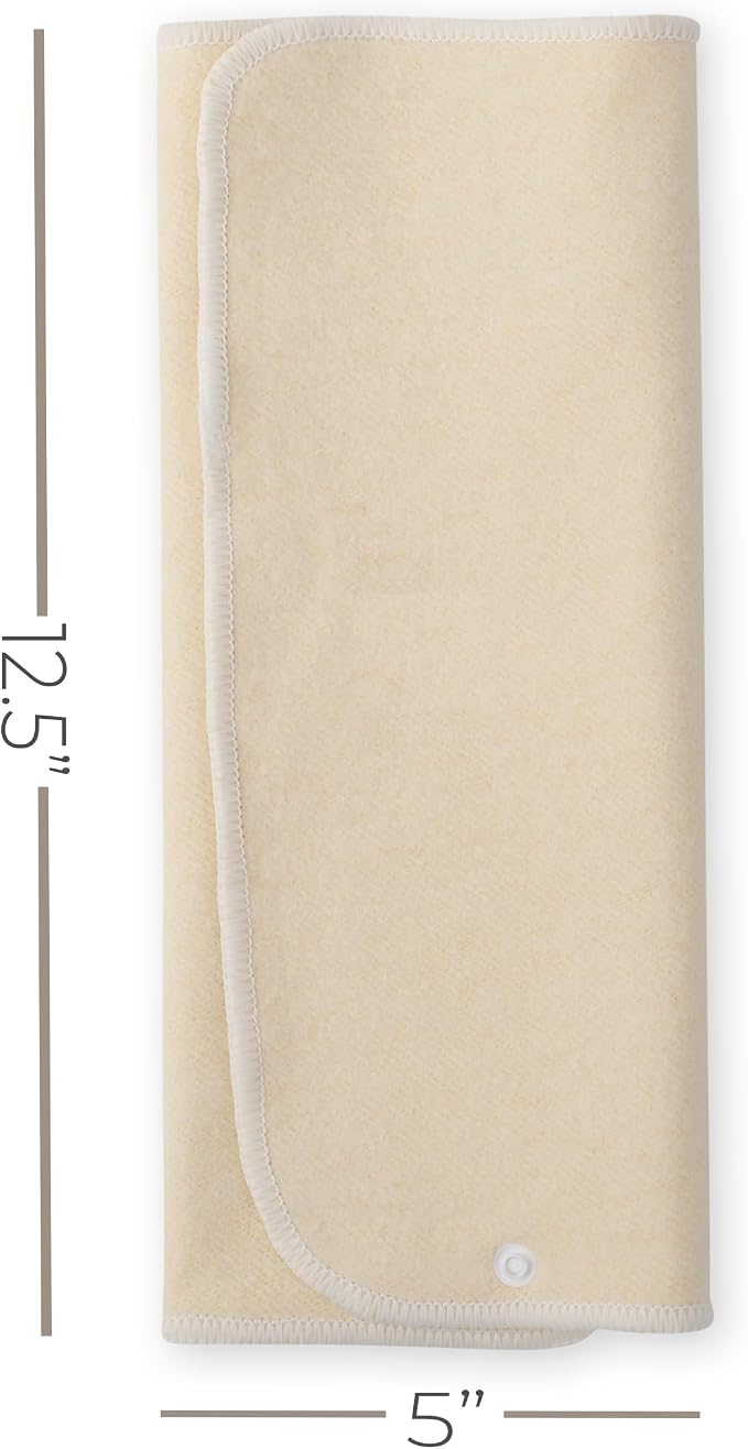Hemp Prefold Inserts with Snap - Image 4