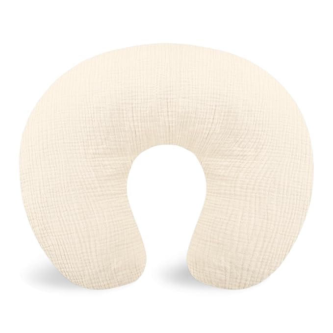 Hooyax Muslin Nursing Pillow Covers Only, Soft and Breathable Nursing Covers by Hooyax