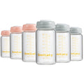 Breast Milk Storage Bottles 240ml 8oz BPA-Free Leak-Proof Natural Baby Bottle by Qmibaby