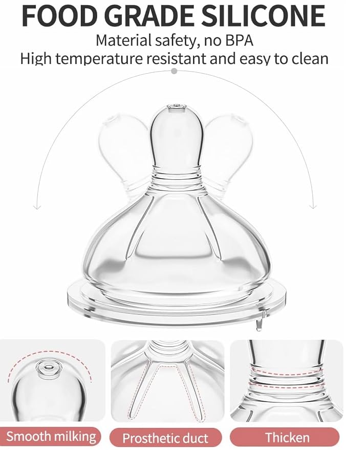 Baby Bottles, Anti Colic Breastfeeding Bottles - Image 8