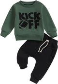 Kupretty Toddler Baby Boy Fall Winter Clothes Color Block Long Sleeve by Kupretty