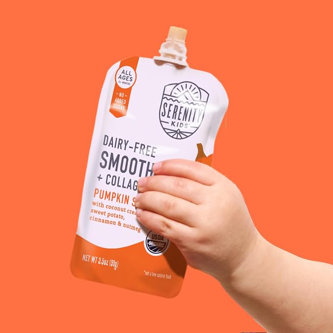 Serenity Kids Organic Pumpkin Spice Protein Smoothie Pouch - Image 6