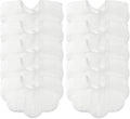 Baby Bibs Muslin Bibs for Baby Girl Boy for Drooling and Teething 10 Pack by DOSMINE