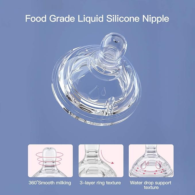 POTATO Glass Baby Bottles, Anti-Colic Breastfeeding Bottles - Image 3