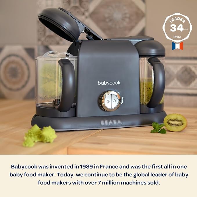 BEABA Babycook Duo 4 in 1 Baby Food Maker, Puree Steamer and Blender - Image 4