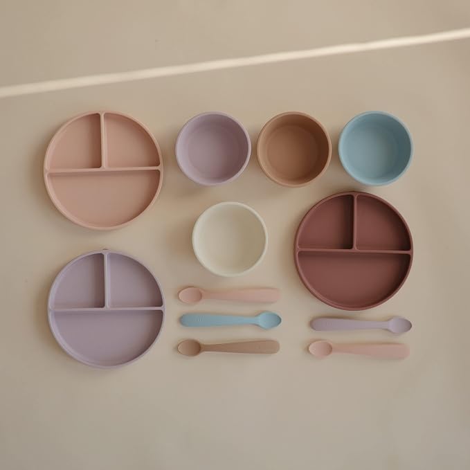mushie Silicone Suction Bowl | BPA-Free Non-Slip Design - Image 4