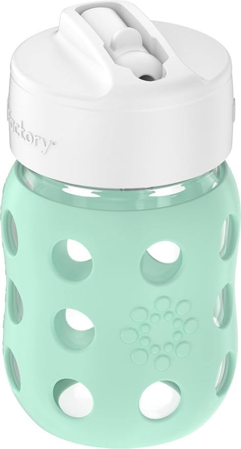 Lifefactory 8-Ounce Wide Neck Glass Baby Bottle - Image 3